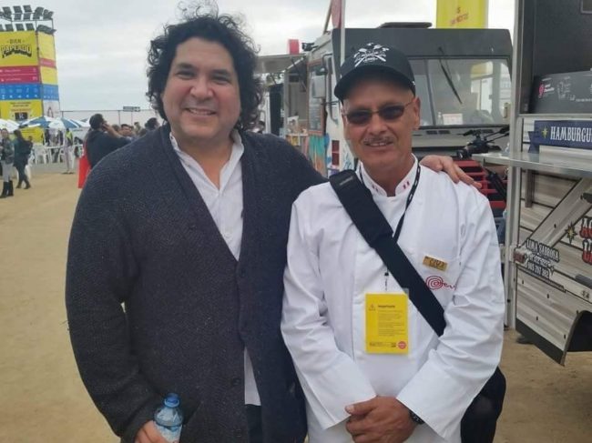 Our Chef Manuel Alfaro con Gaston Acurio